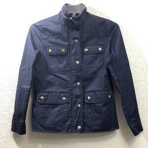 J. Crew Navy Jacket with Gold Details